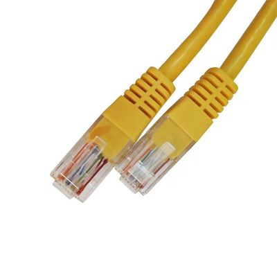 UTP Cat5 Cable Yellow Patch Cord Ethernet Cable Cat5e For Computer And Router