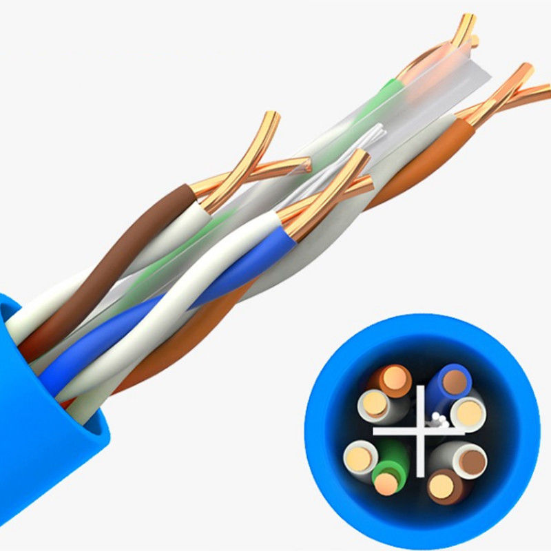হাই স্পিড Cat6 UTP LAN ক্যাবল এবং নেটওয়ার্কের জন্য ইথারনেট ক্যাবল 305M দৈর্ঘ্য 23 AWG