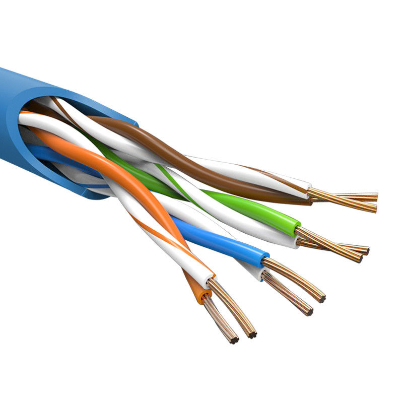 ইউটিপি 4PR 24AWG 1M Cat5e প্যাচ কর্ড, 50 ফিট Cat5e ইথারনেট কেবল
