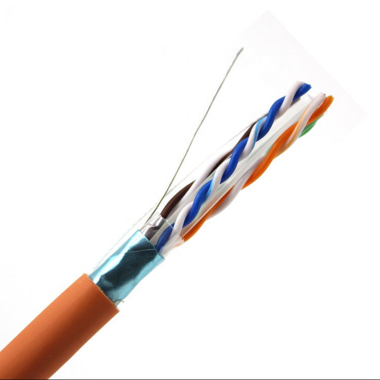 1000ft 2pr 4pr আল টেপ ক্যাট 6 ল্যান কেবল, ঝালিত বিড়াল 6 ইথারনেট কেবল সিইউ সিসিএ কপার