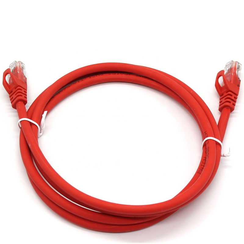 26AWG LSZH জ্যাকেট আরজে 45 ইথারনেট কেবল, আরজে 45 প্যাচ কর্ড Cat5 Cat6 Cat5E