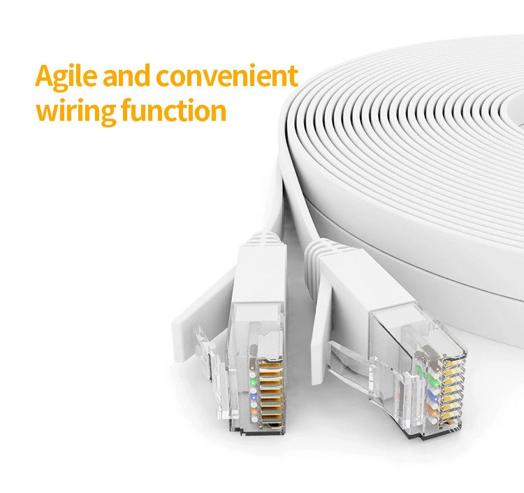 24AWG FTP UTP Cat6 প্যাচ কর্ড, ইথারনেটের জন্য অ্যাম্প প্যাচ কর্ড Cat6