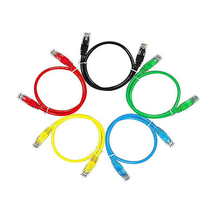 26AWG বেয়ার কপার পিভিসি এলএসজেড 3 এম 5 এম 10 এম নেটওয়ার্ক প্যাচ কর্ড
