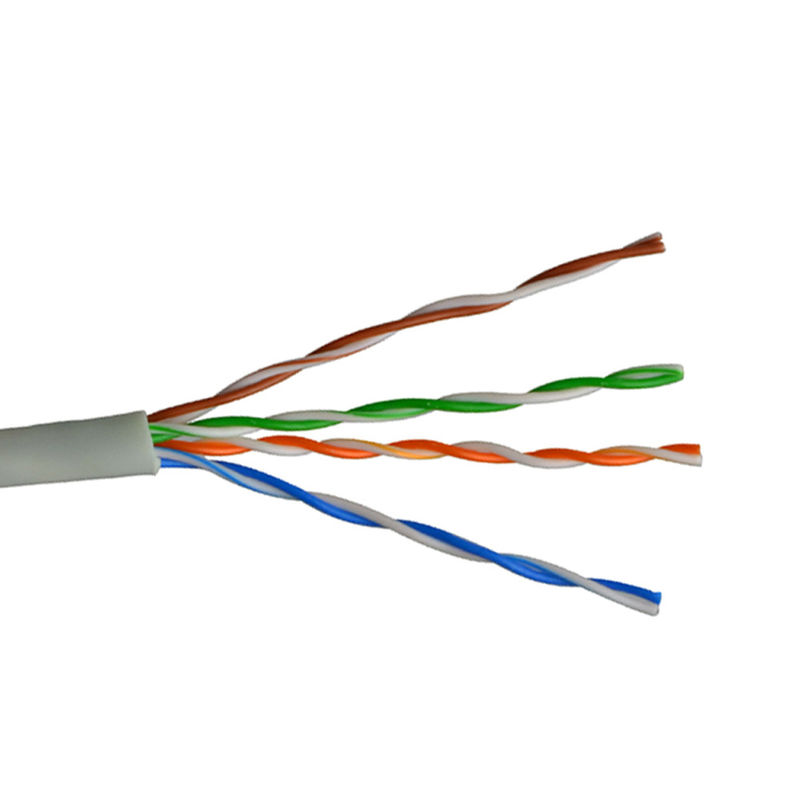 305M Cat5 নেটওয়ার্ক রোল ইউটিপি Cat5e ল্যান তারের ধূসর রঙ