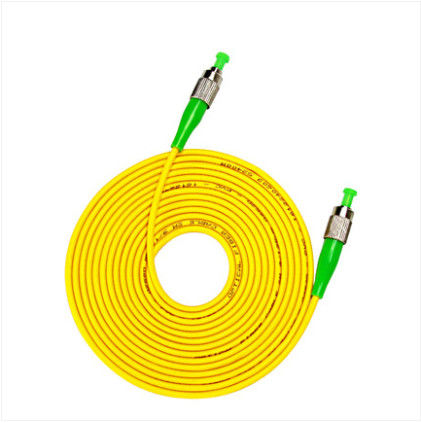 FC/APC থেকে FC/APC FTTH ফাইবার অপটিক প্যাচ কর্ড ROHS সিমপ্লেক্স একক মোড 3M